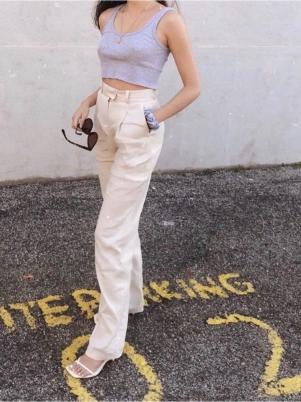 Babaton Sadiki Linen Blend Pants Size 10 Aritzia #72626